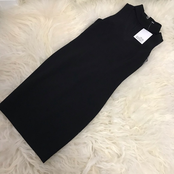 BELLE BADGLEY MISCHKA Choker V-Neck Cocktail Dress - Picture 2 of 6